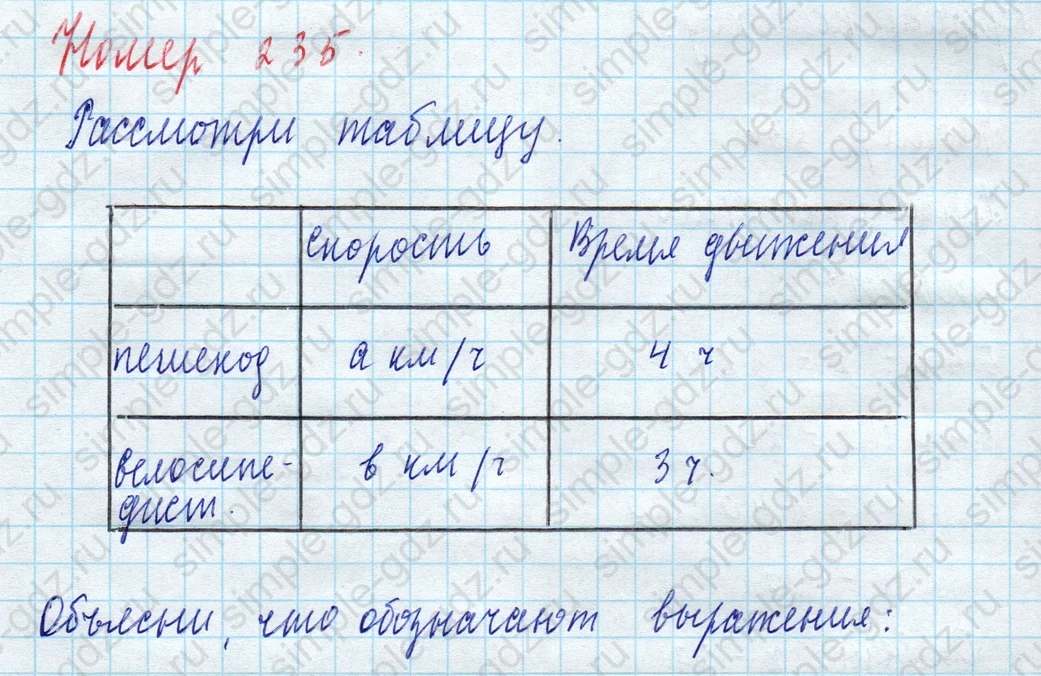 matematika class-4 Математика 4 класс учебник Моро, Бантова 1, 2 часть - 2 Часть страница 61 ответ Номер 235