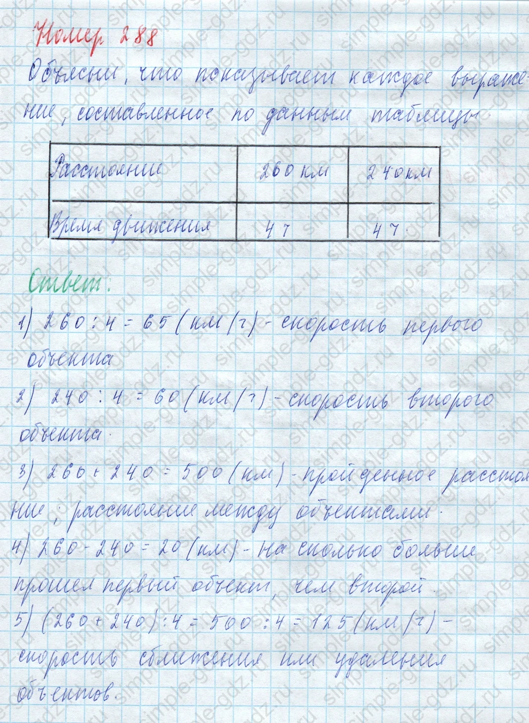 matematika class-4 Математика 4 класс учебник Моро, Бантова 1, 2 часть - 2 Часть страница 73 ответ Номер 288