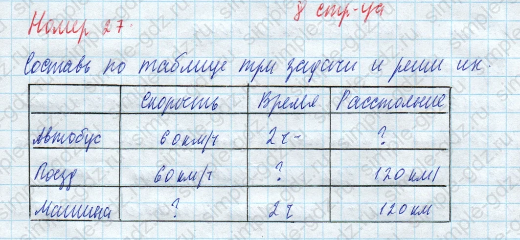 matematika class-4 Математика 4 класс учебник Моро, Бантова 1, 2 часть - 2 Часть страница 8 ответ Номер 27