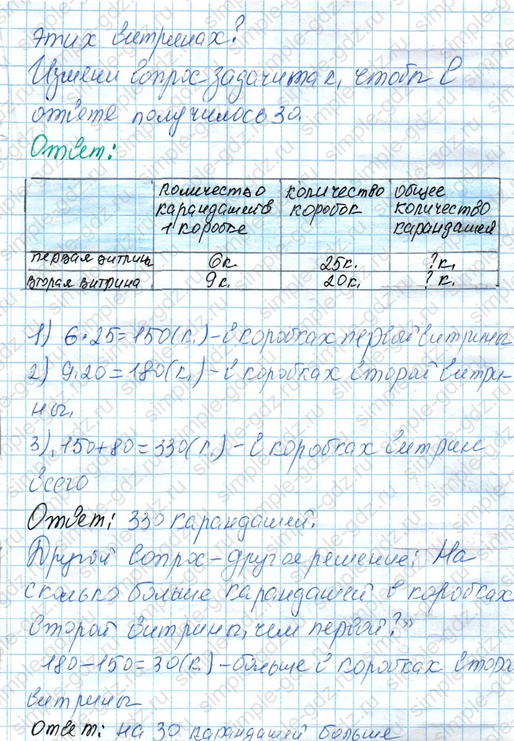 matematika class-4 Математика 4 класс рабочая тетрадь Дорофеев, Миракова часть 1 и 2 - 1 Часть страница 28 ответ Номер 2