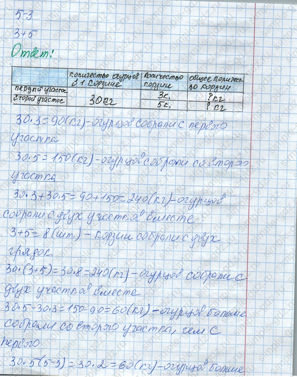 matematika class-4 Математика 4 класс рабочая тетрадь Дорофеев, Миракова часть 1 и 2 - 1 Часть страница 36 ответ Номер 2