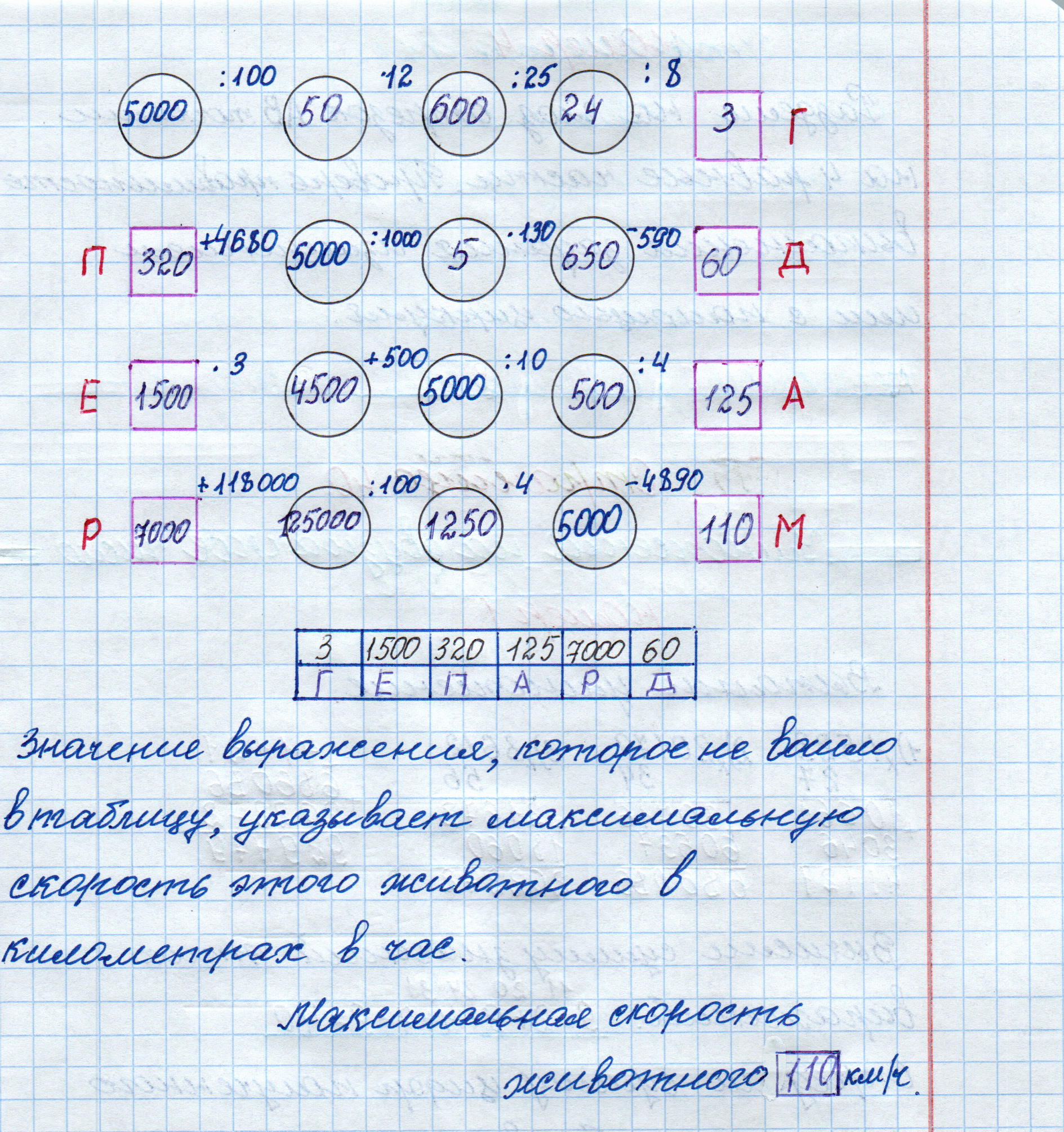 matematika class-4 Математика 4 класс рабочая тетрадь Дорофеев, Миракова часть 1 и 2 - 1 Часть страница 39 ответ номер 3