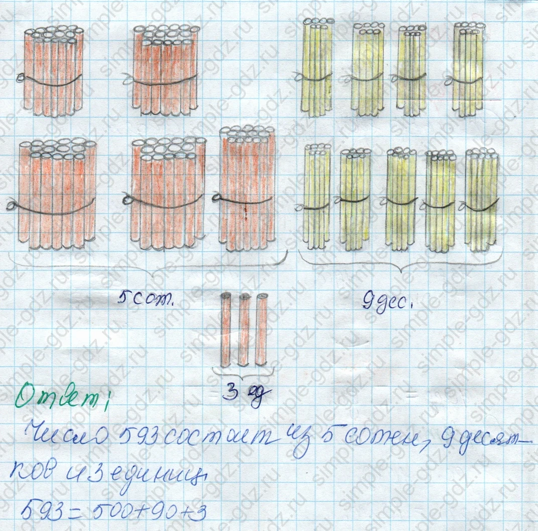 matematika class-4 Математика 4 класс рабочая тетрадь Дорофеев, Миракова часть 1 и 2 - 1 Часть страница 3 ответ Номер 2