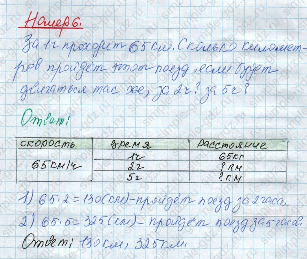 matematika class-4 Математика 4 класс рабочая тетрадь Дорофеев, Миракова часть 1 и 2 - 1 Часть страница 42 ответ Номер 6