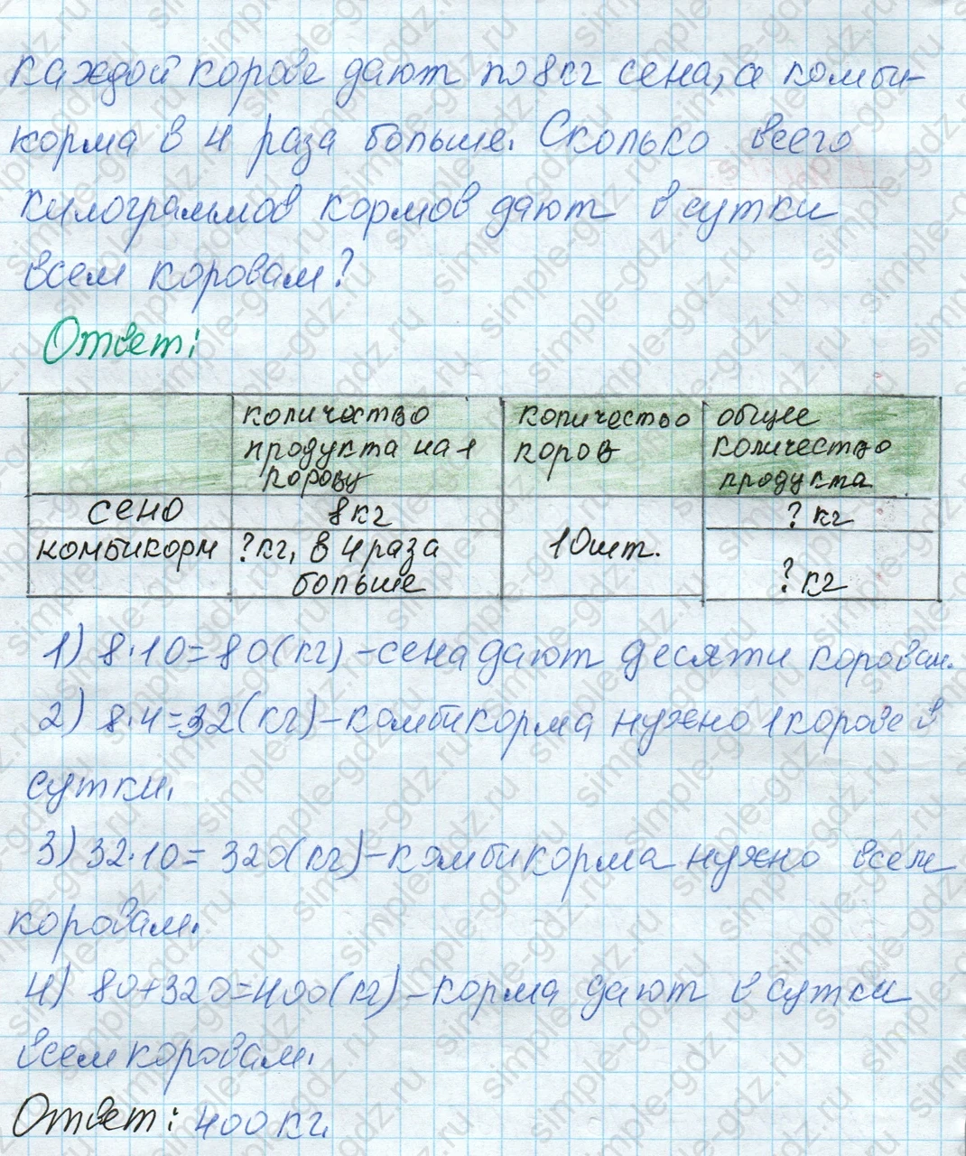 matematika class-4 Математика 4 класс рабочая тетрадь Дорофеев, Миракова часть 1 и 2 - 1 Часть страница 44 ответ Номер 6