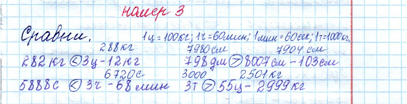 matematika class-4 Математика 4 класс рабочая тетрадь Дорофеев, Миракова часть 1 и 2 - 1 Часть страница 56 ответ Номер 3