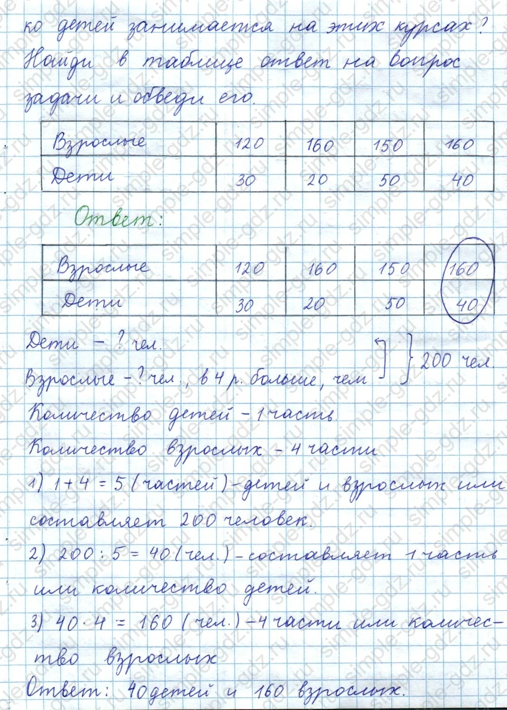 matematika class-3 Математика 4 класс рабочая тетрадь Волкова 1, 2 часть - 1 Часть страница 6 ответ Номер 13
