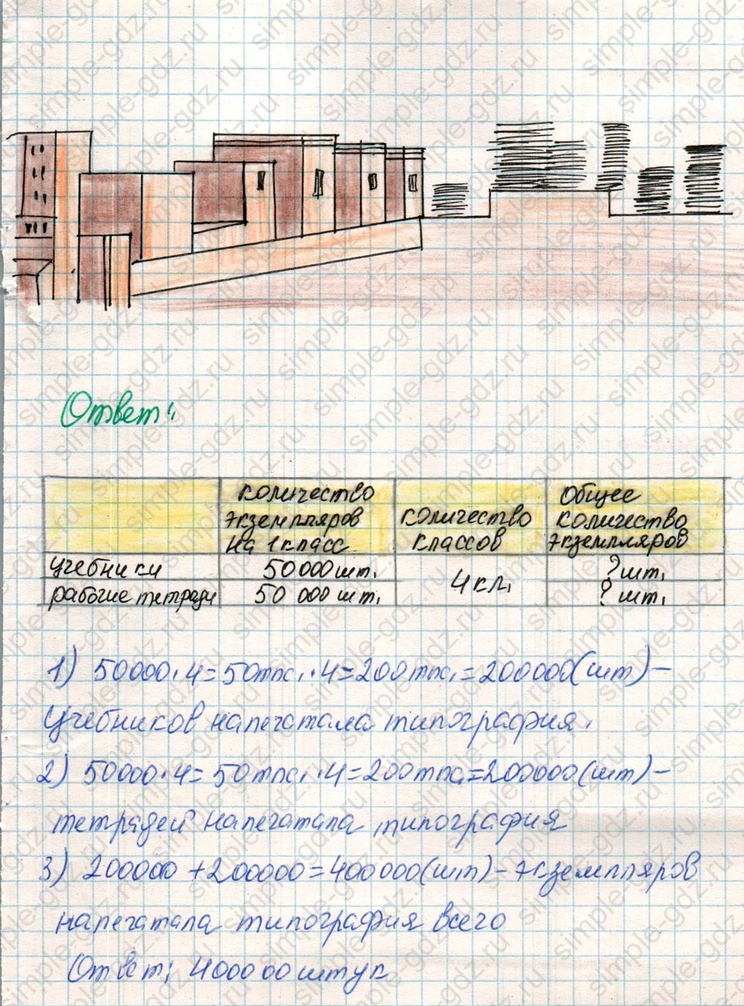 matematika class-4 Математика 4 класс учебник Дорофеев, Миракова часть 1, 2 - 1 Часть страница 104 ответ Номер 8