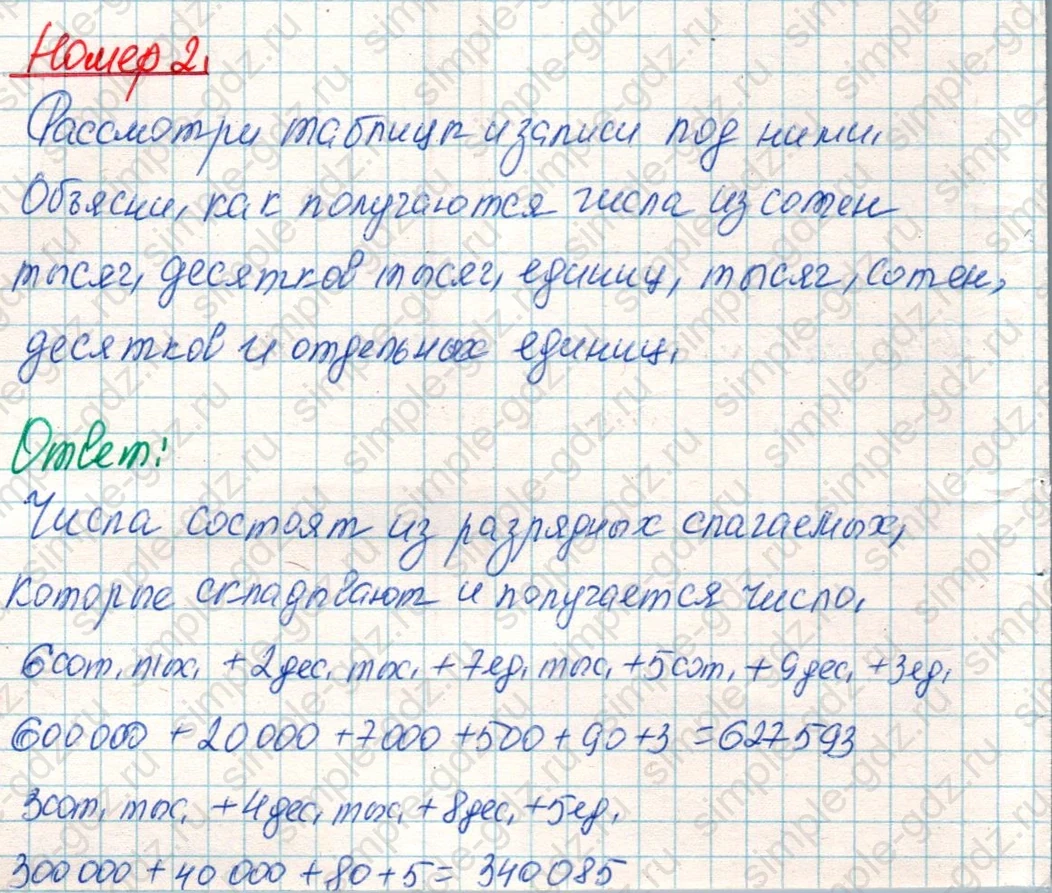 matematika class-4 Математика 4 класс учебник Дорофеев, Миракова часть 1, 2 - 1 Часть страница 104 ответ Номер 2