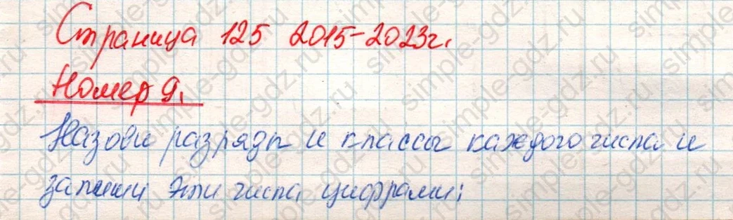 matematika class-4 Математика 4 класс учебник Дорофеев, Миракова часть 1, 2 - 1 Часть страница 125 ответ Номер 9