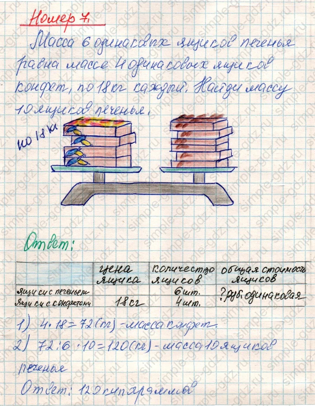 matematika class-4 Математика 4 класс учебник Дорофеев, Миракова часть 1, 2 - 1 Часть страница 16 ответ Номер 7
