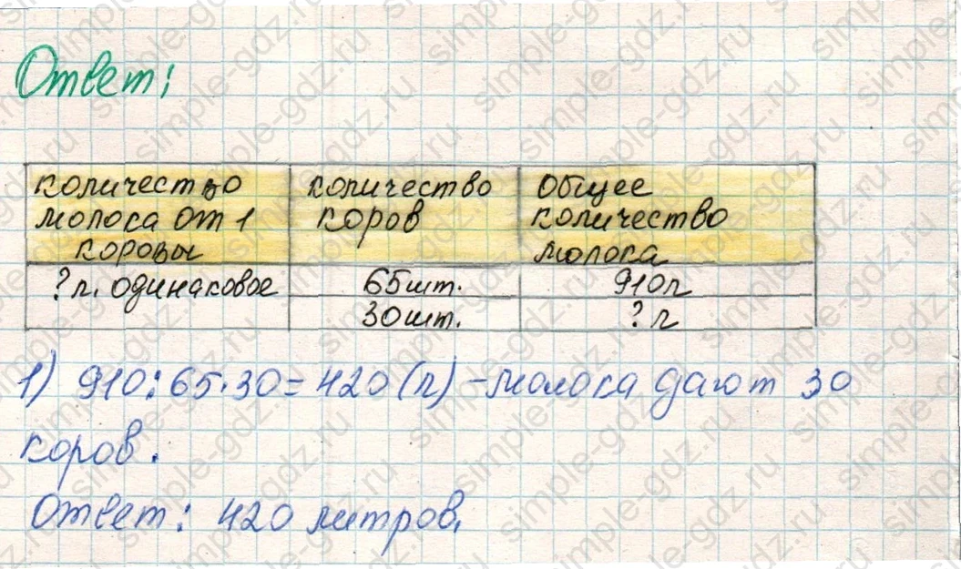 matematika class-4 Математика 4 класс учебник Дорофеев, Миракова часть 1, 2 - 1 Часть страница 49 ответ Номер 3
