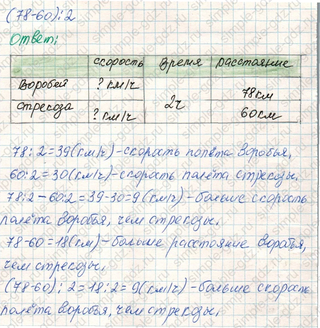 matematika class-4 Математика 4 класс учебник Дорофеев, Миракова часть 1, 2 - 1 Часть страница 66 ответ Номер 7