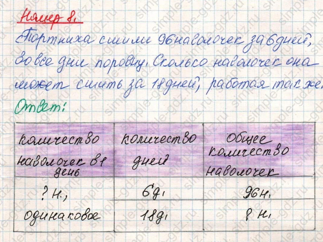 matematika class-4 Математика 4 класс учебник Дорофеев, Миракова часть 1, 2 - 1 Часть страница 67 ответ Номер 8