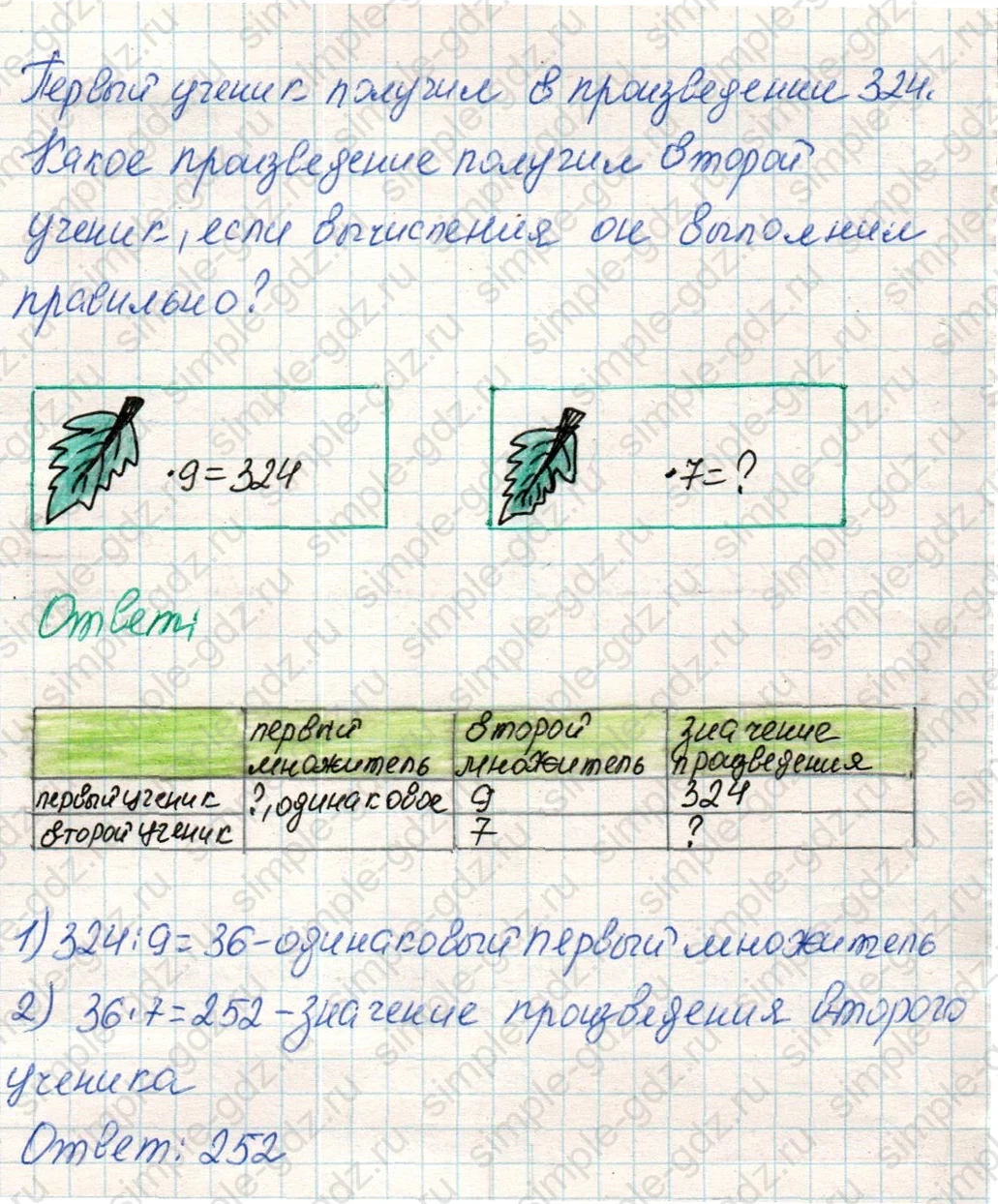 matematika class-4 Математика 4 класс учебник Дорофеев, Миракова часть 1, 2 - 1 Часть страница 73 ответ Номер 5