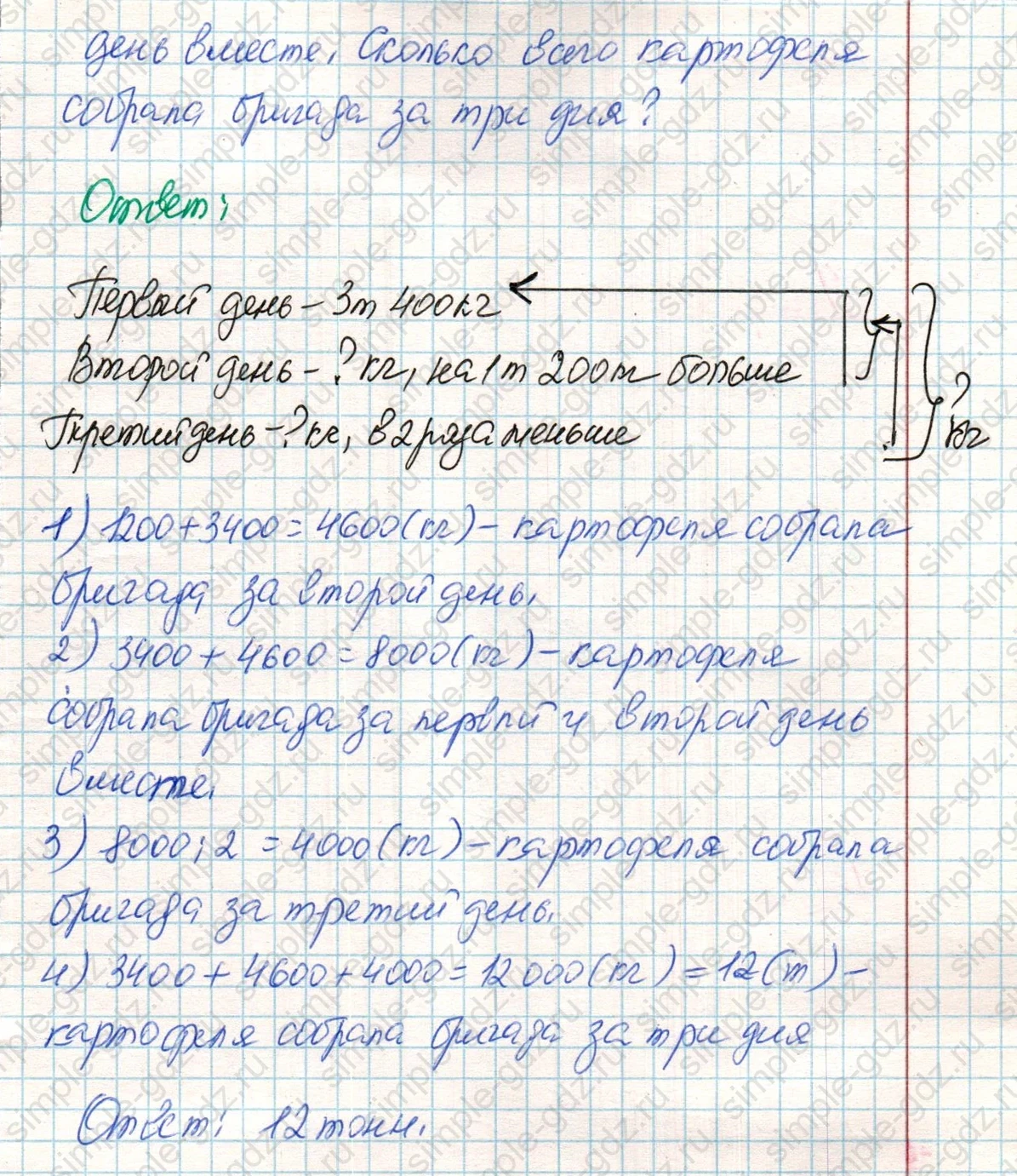 matematika class-4 Математика 4 класс учебник Дорофеев, Миракова часть 1, 2 - 2 Часть страница 126 ответ Номер 1