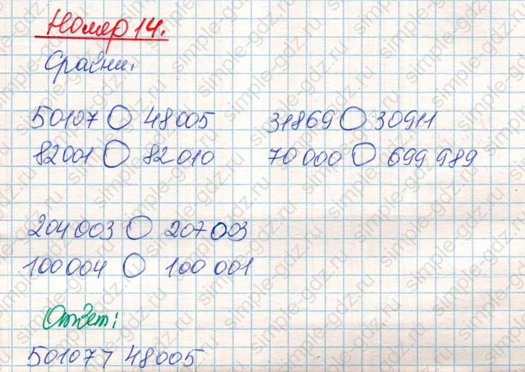 matematika class-4 Математика 4 класс учебник Дорофеев, Миракова часть 1, 2 - 2 Часть страница 126 ответ Номер 14