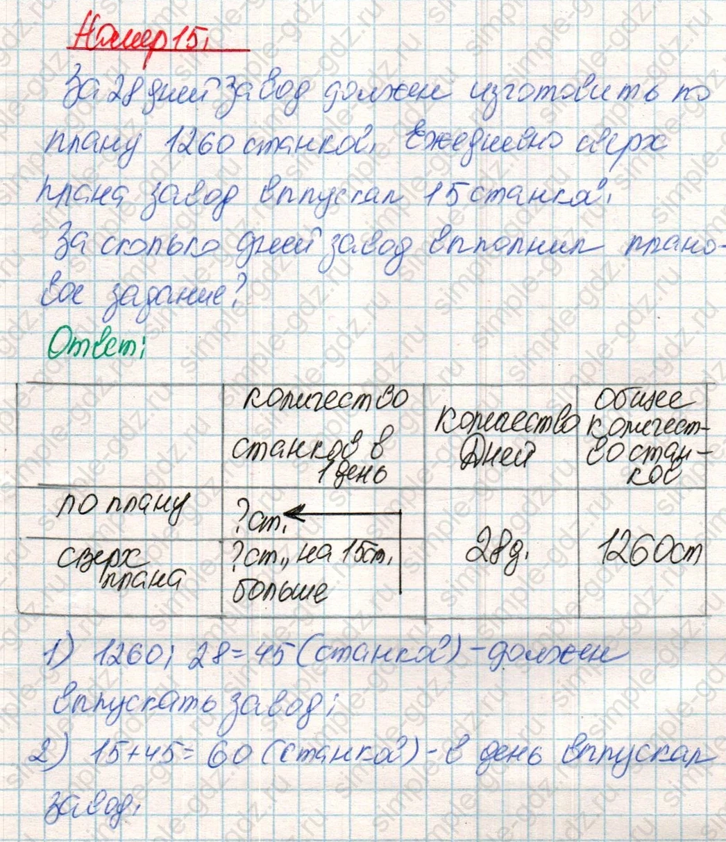 matematika class-4 Математика 4 класс учебник Дорофеев, Миракова часть 1, 2 - 2 Часть страница 127 ответ Номер 15