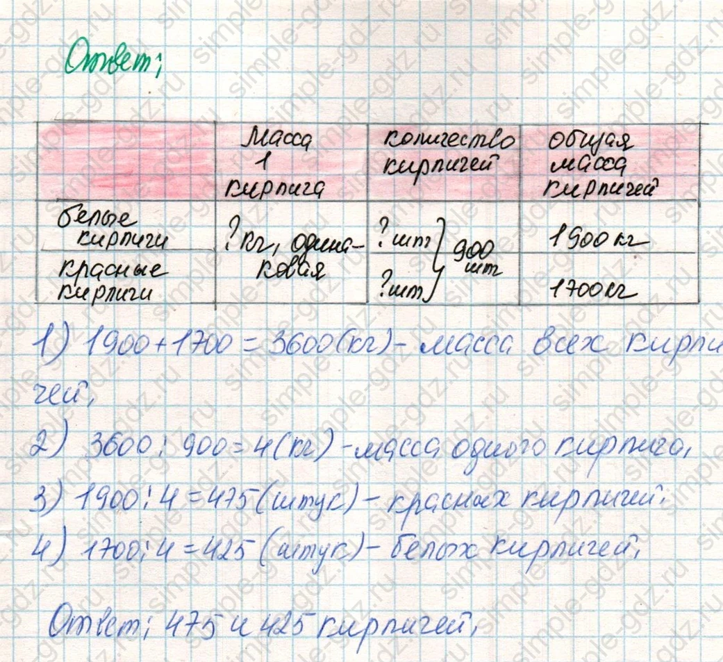 matematika class-4 Математика 4 класс учебник Дорофеев, Миракова часть 1, 2 - 2 Часть страница 92 ответ Номер 9