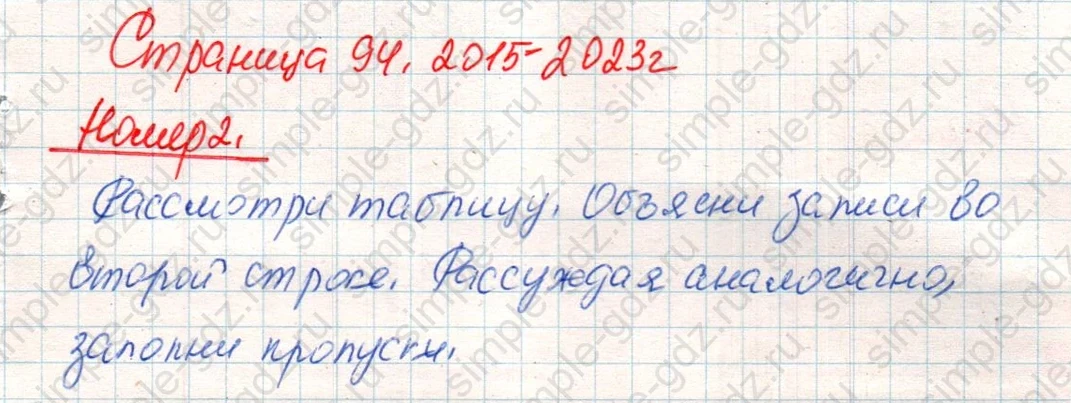 matematika class-4 Математика 4 класс учебник Дорофеев, Миракова часть 1, 2 - 2 Часть страница 94 ответ Номер 2