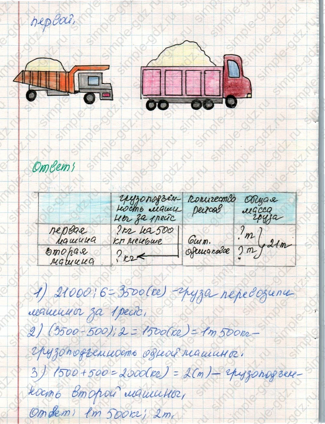 matematika class-4 Математика 4 класс учебник Дорофеев, Миракова часть 1, 2 - 2 Часть страница 97 ответ Номер 4
