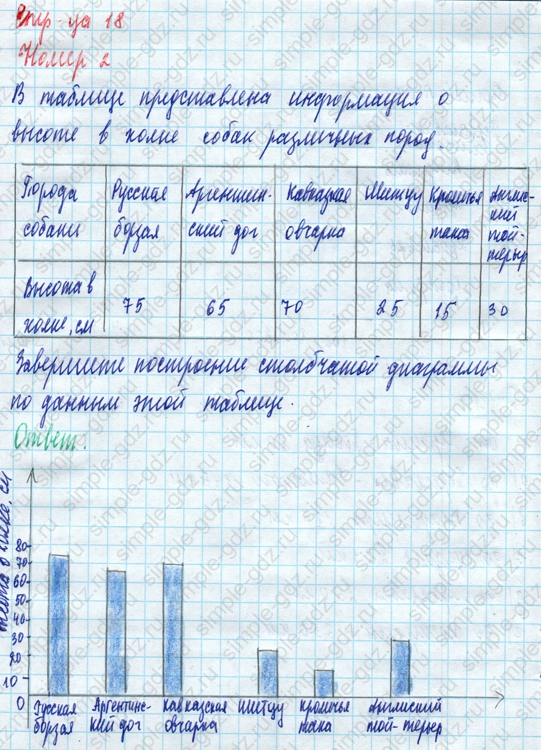 matematika class-5 Математика 5 класс рабочая тетрадь Ткачева (Виленкин) - 1 Часть страница 18 ответ 2