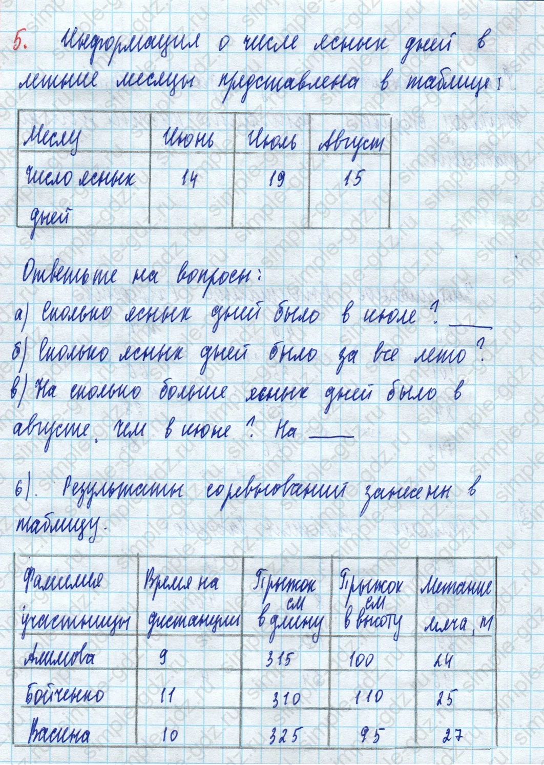 matematika class-5 Математика 5 класс рабочая тетрадь Ткачева (Виленкин) - 1 Часть страница 4 ответ 5