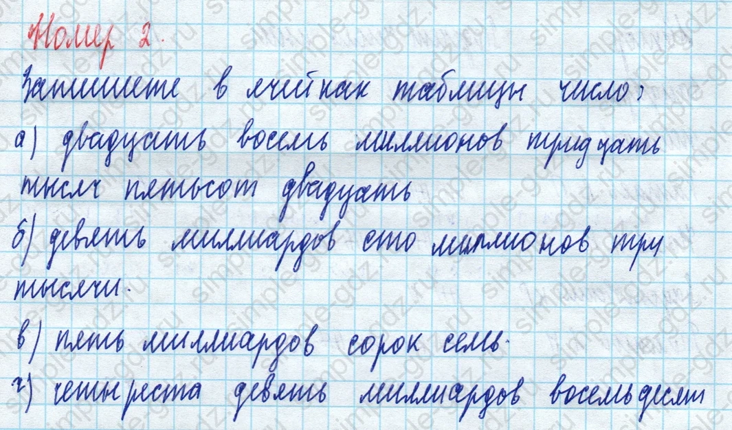 matematika class-5 Математика 5 класс рабочая тетрадь Ткачева (Виленкин) - 1 Часть страница 6 ответ 2