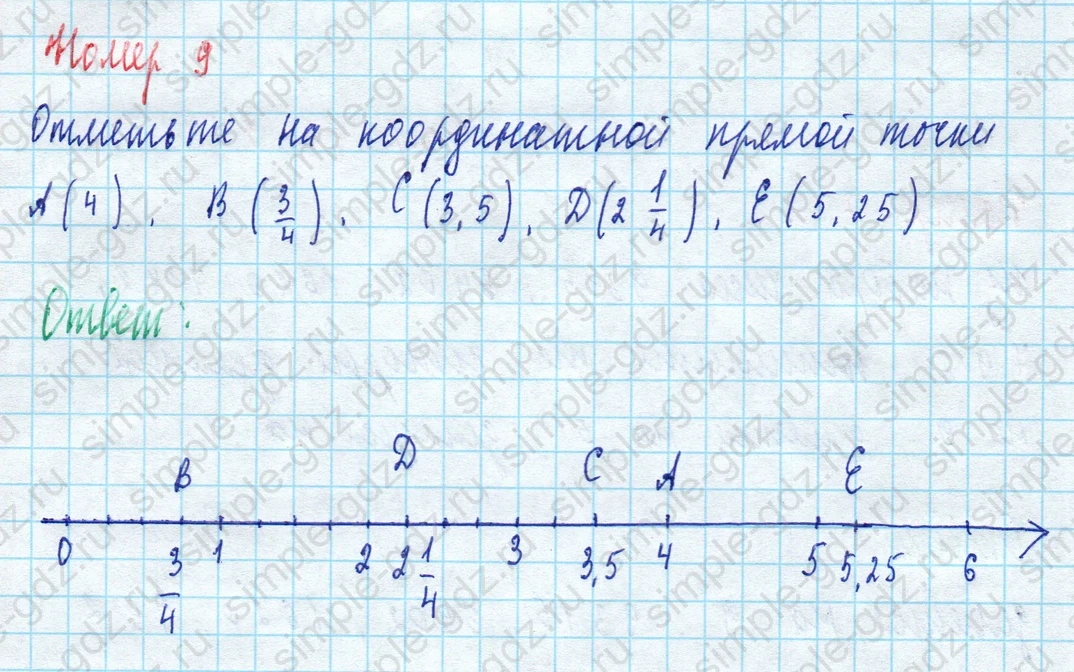 matematika class-5 Математика 5 класс рабочая тетрадь Ткачева (Виленкин) - 1 Часть страница 90 ответ Номер 9