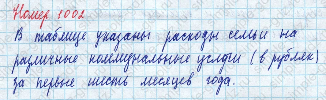 matematika class-5 Математика 5 класс учебник Дорофеев, Шарыгин - 1 Часть страница 1002 ответ Номер 1002