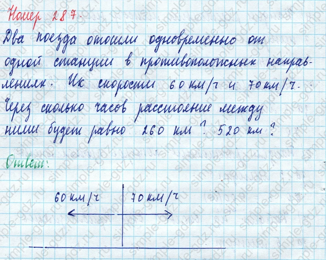 matematika class-5 Математика 5 класс учебник Дорофеев, Шарыгин - 1 Часть страница 287 ответ Номер 287