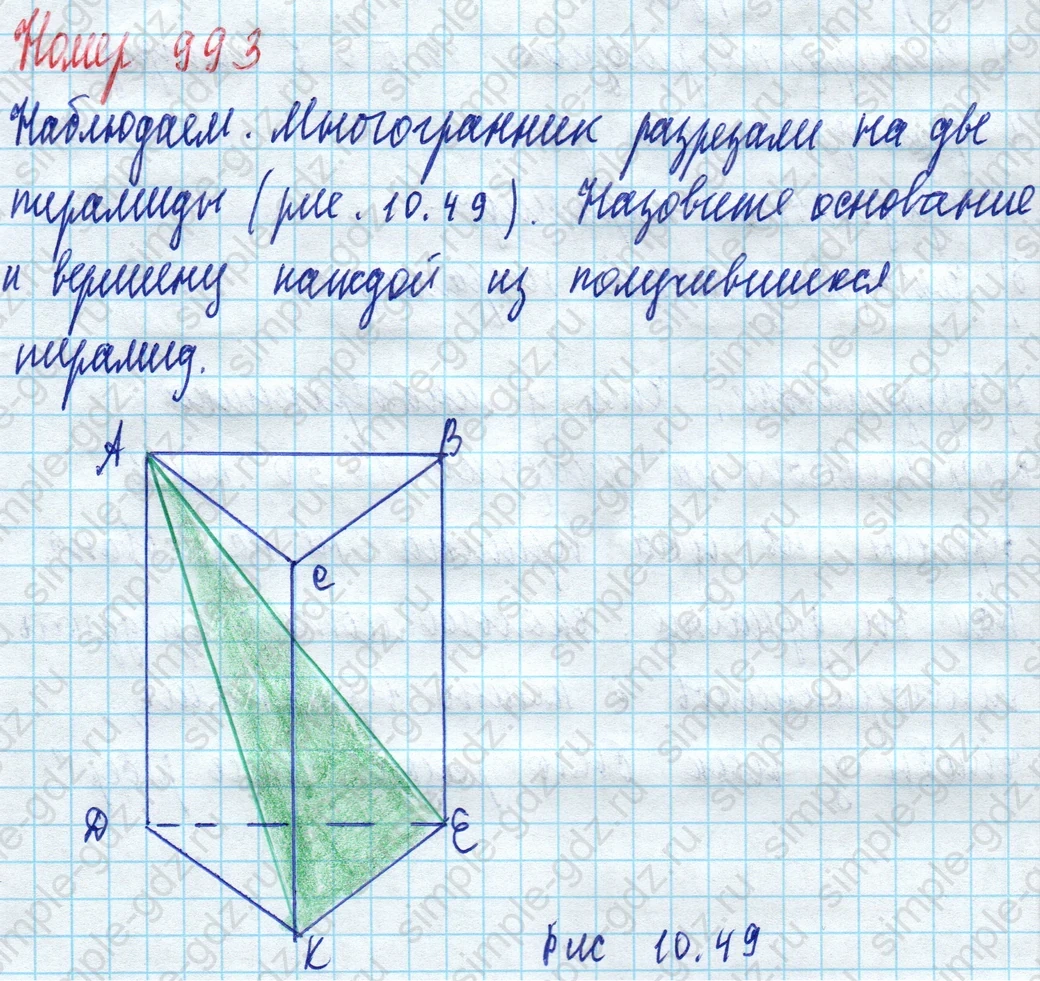 matematika class-5 Математика 5 класс учебник Дорофеев, Шарыгин - 1 Часть страница 993 ответ 993