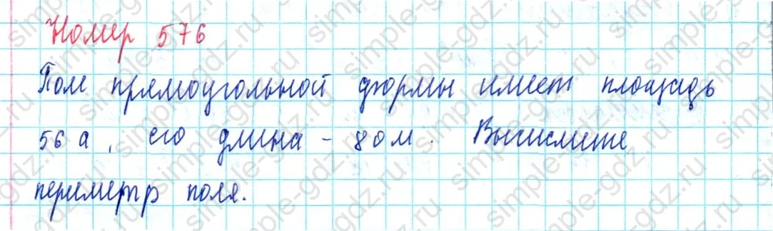 matematika class-5  Математика 5 класс учебник Мерзляк, Полонский - 1 Часть страница 576 ответ 576