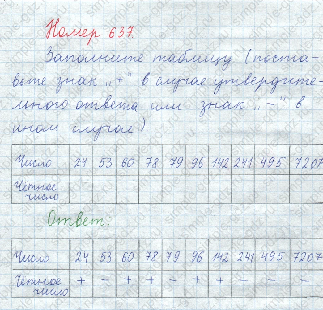 matematika class-5  Математика 5 класс учебник Мерзляк, Полонский - 1 Часть страница 637 ответ Номер 637
