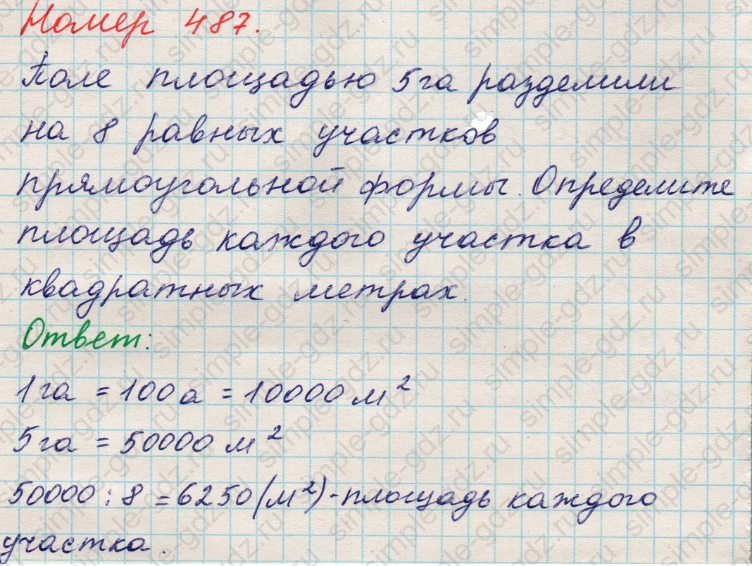 matematika class-5 Математика 5 класс учебник Никольский, Потапов - 1 Часть страница 487 ответ 487