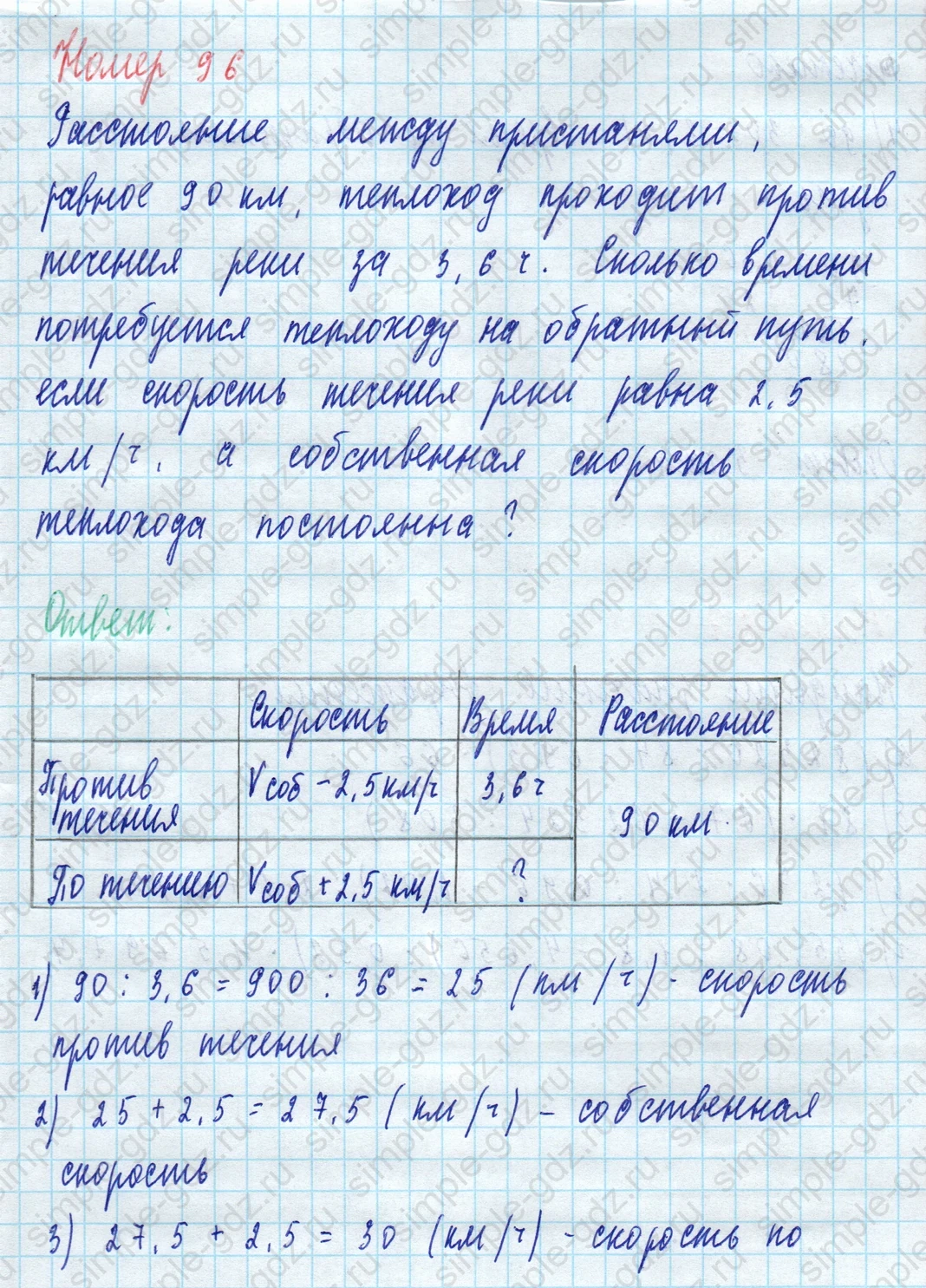 matematika class-5 Математика 5 класс учебник Виленкин 1, 2 часть - 4 Часть страница 96 ответ 96